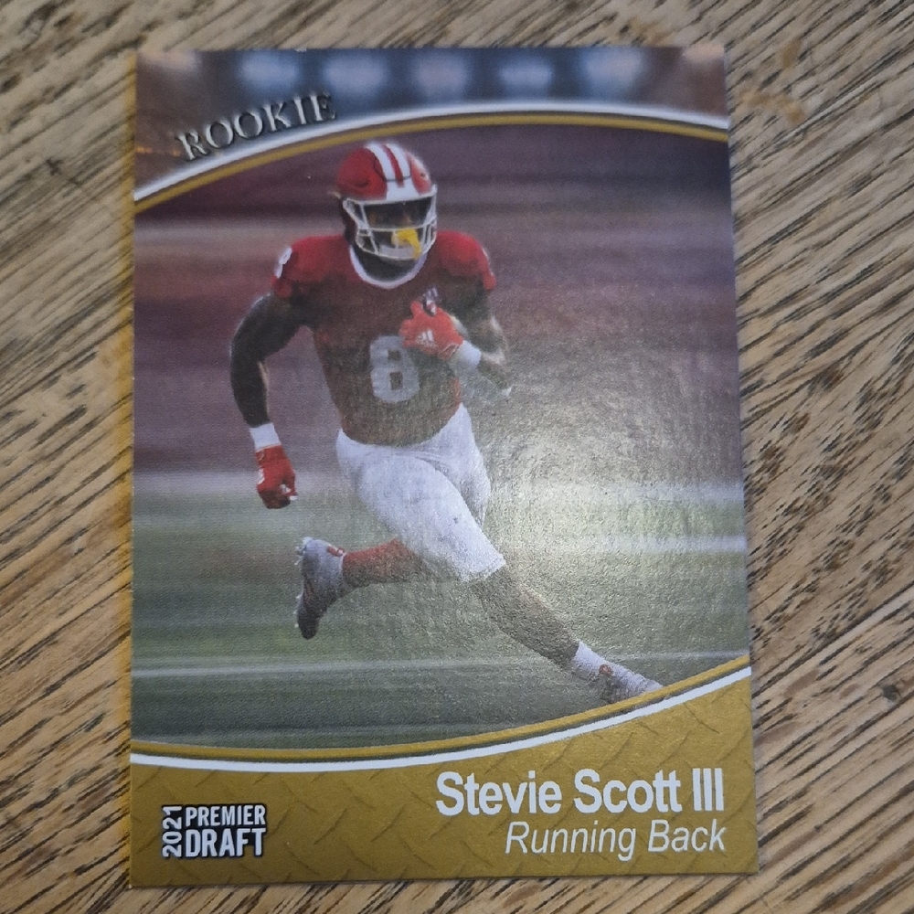 Premier Rookie Card - Red and White